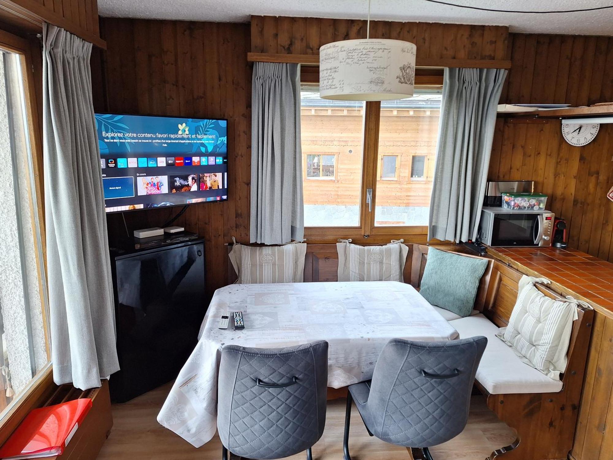 Les Collons1800- Bel Appart 2Pieces-4 Pers-Piscine-Sauna-Parking Int-Wifi Gratuit Vex Zewnętrze zdjęcie