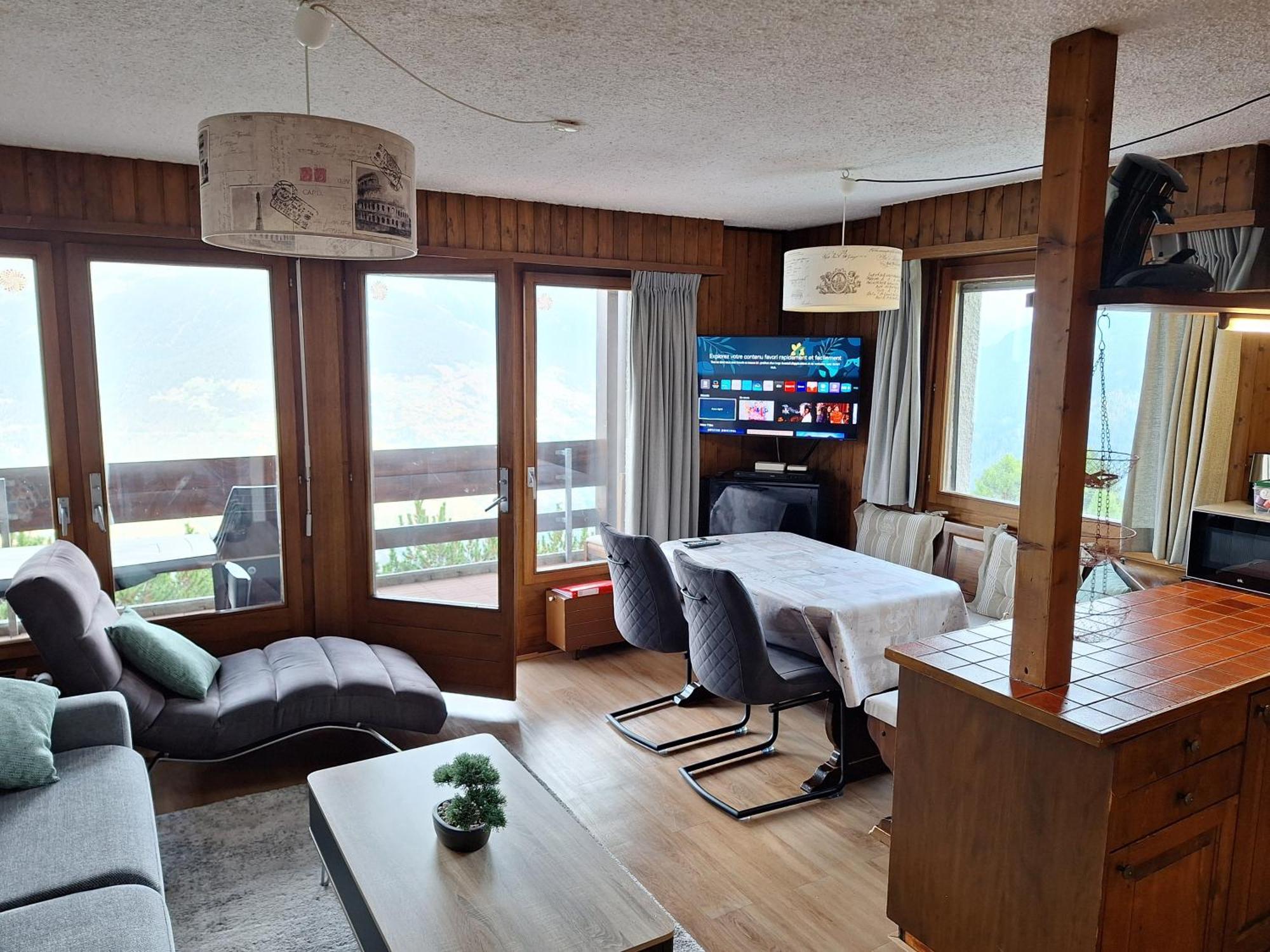 Les Collons1800- Bel Appart 2Pieces-4 Pers-Piscine-Sauna-Parking Int-Wifi Gratuit Vex Zewnętrze zdjęcie